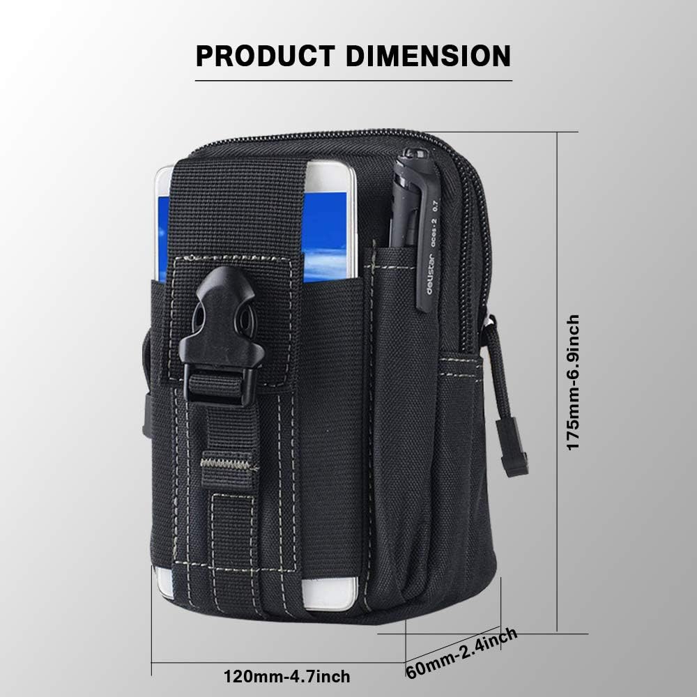 Tactical Molle Belt Pouch Mili - Edc Carry Holster ulasan dan harga