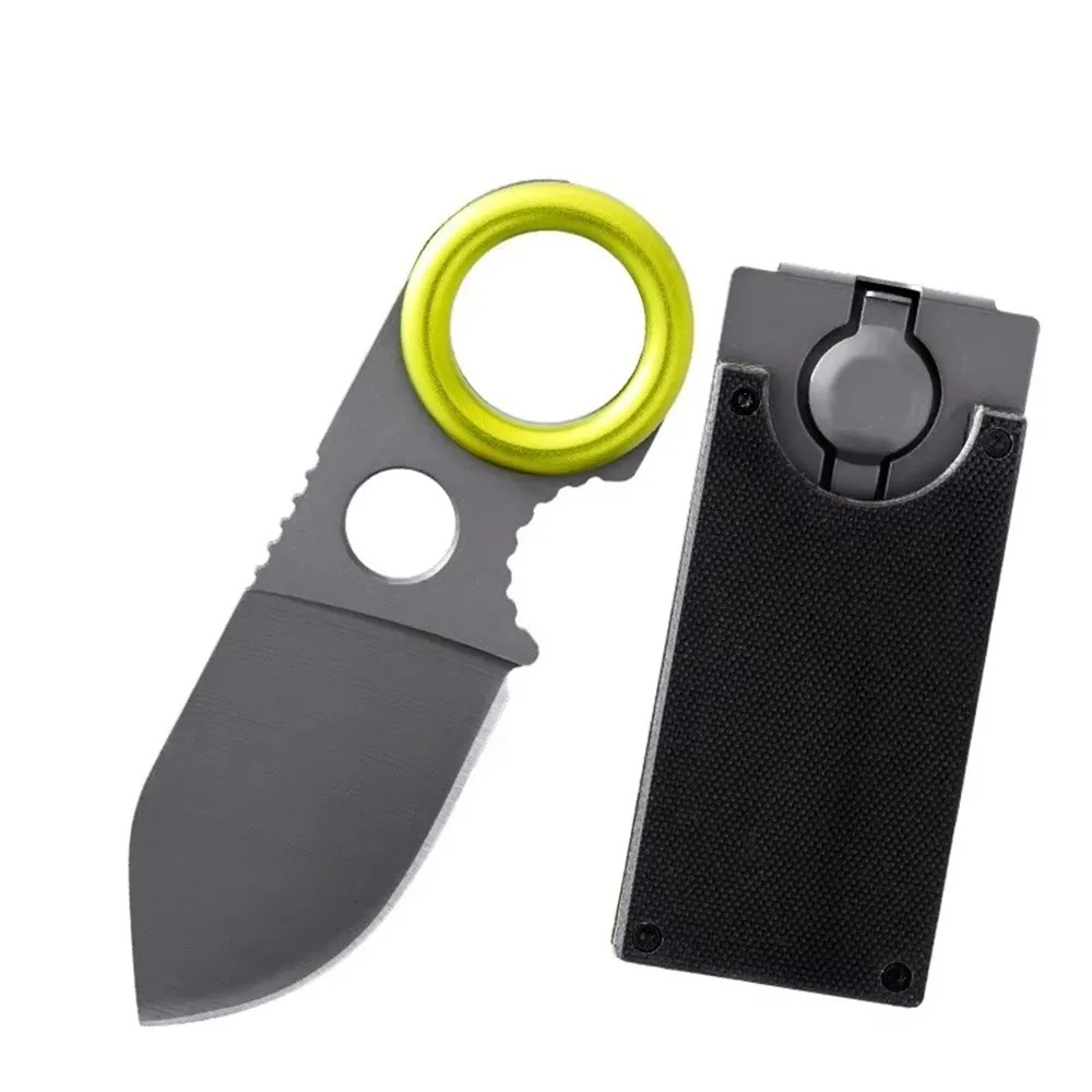 Mini EDC Ring Fixed Blade Knif - Edc Carry Fixed Blade Knife ulasan dan harga