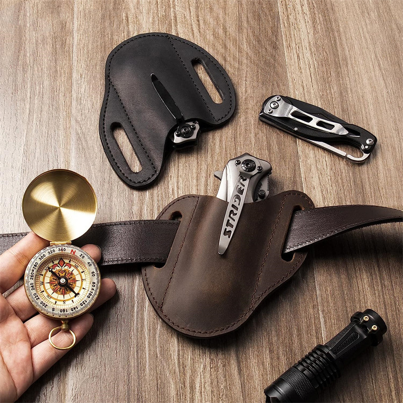 Genuine Leather Case For Foldi - Edc Carry Holster ulasan dan harga