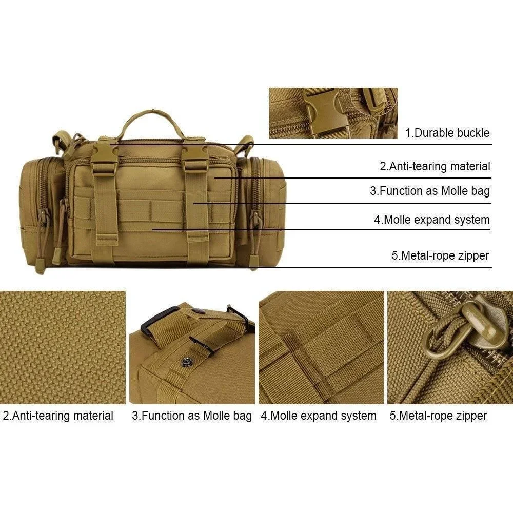 Duffel Waist Bag Molle Waterpr - Edc Carry Bag For Men ulasan dan harga