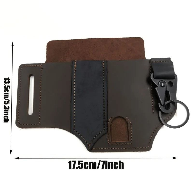 PU Leather EDC Belt Multitool  - Edc Carry Holster ulasan dan harga