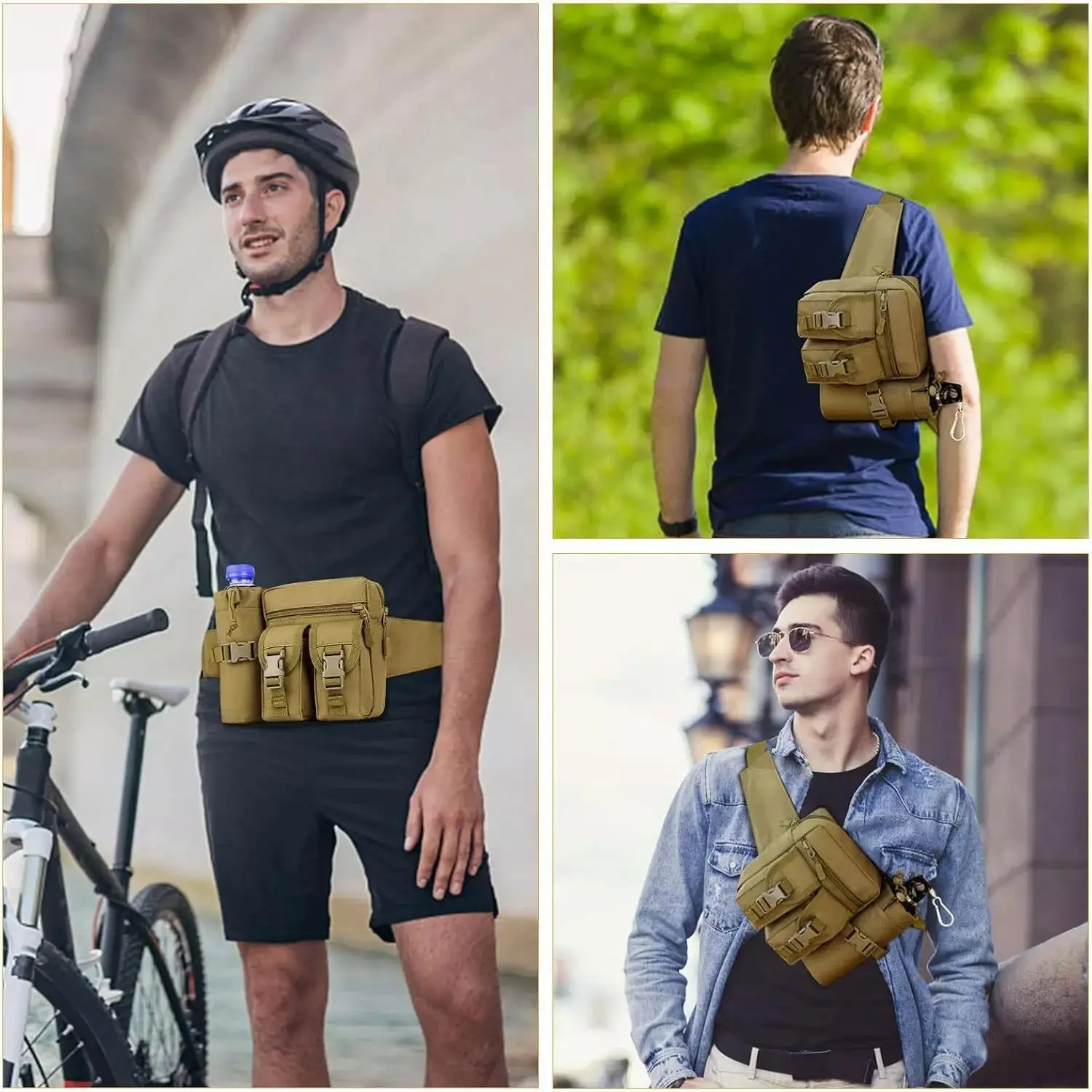 Tactical Fanny Pack for Men Co - Edc Carry Bag For Men ulasan dan harga