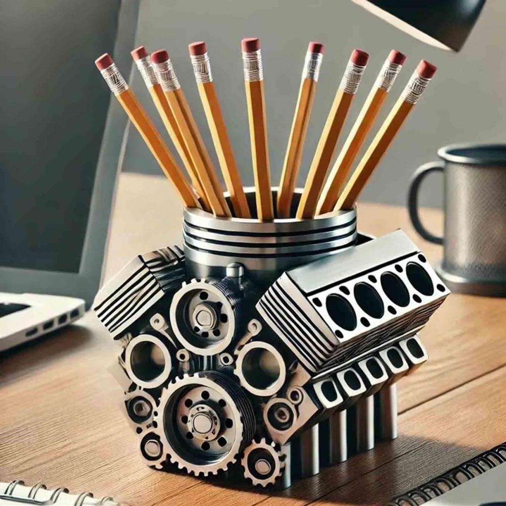 Pen Holder Resin V8 Car Engine - Edc Carry Pen ulasan dan harga