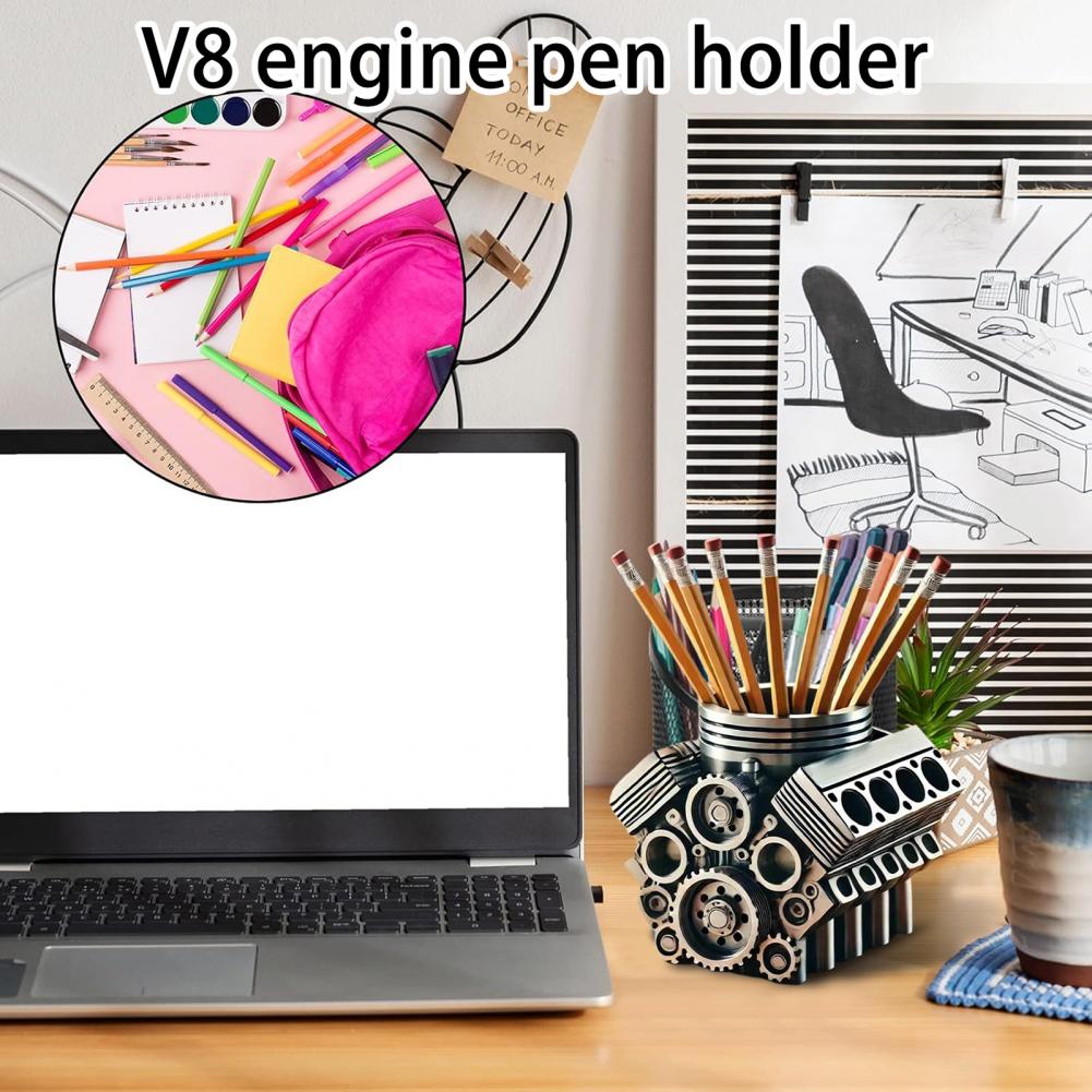 Pen Holder Resin V8 Car Engine - Edc Carry Pen ulasan dan harga