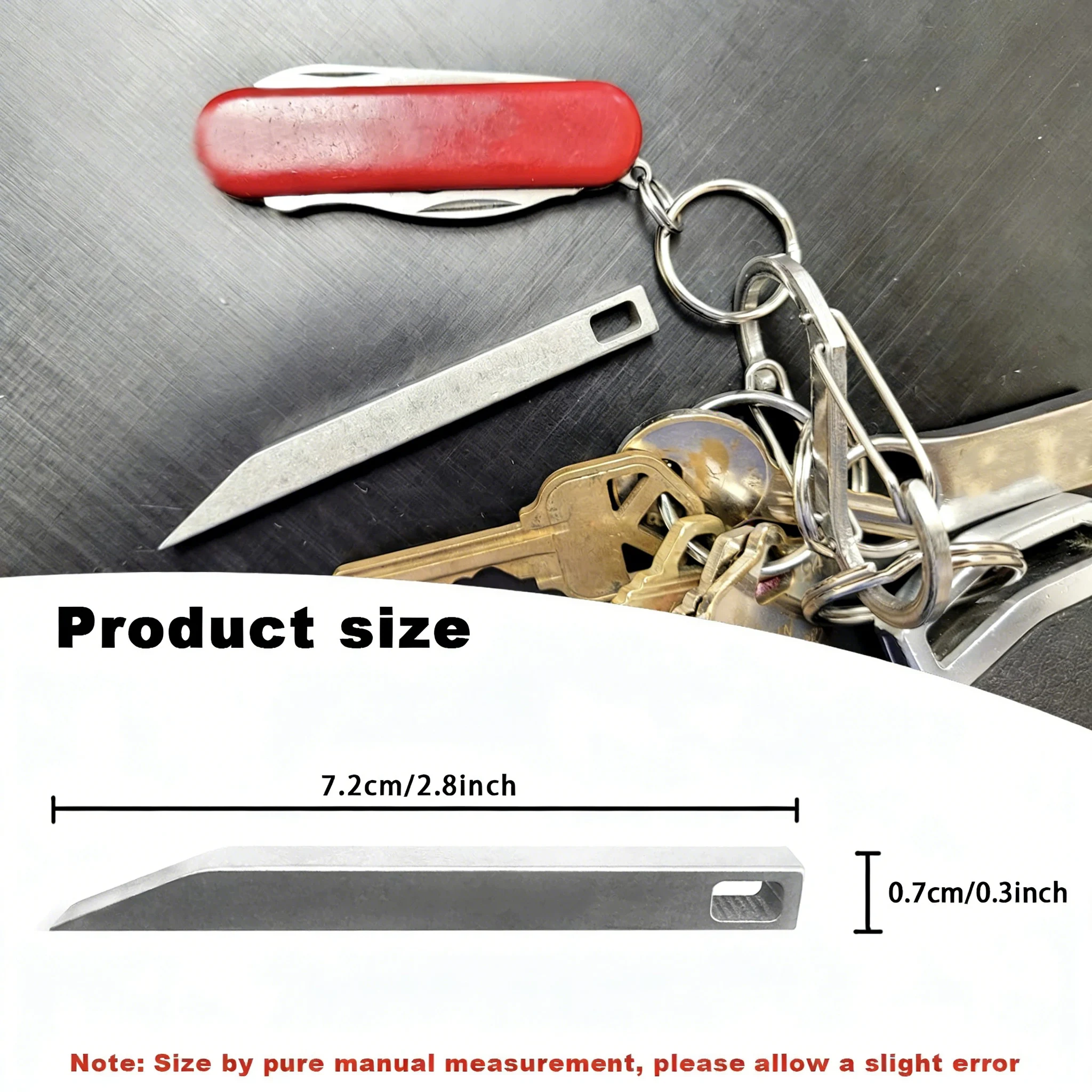 Heavy Duty Keychain Prybar EDC - Edc Day Carry ulasan dan harga