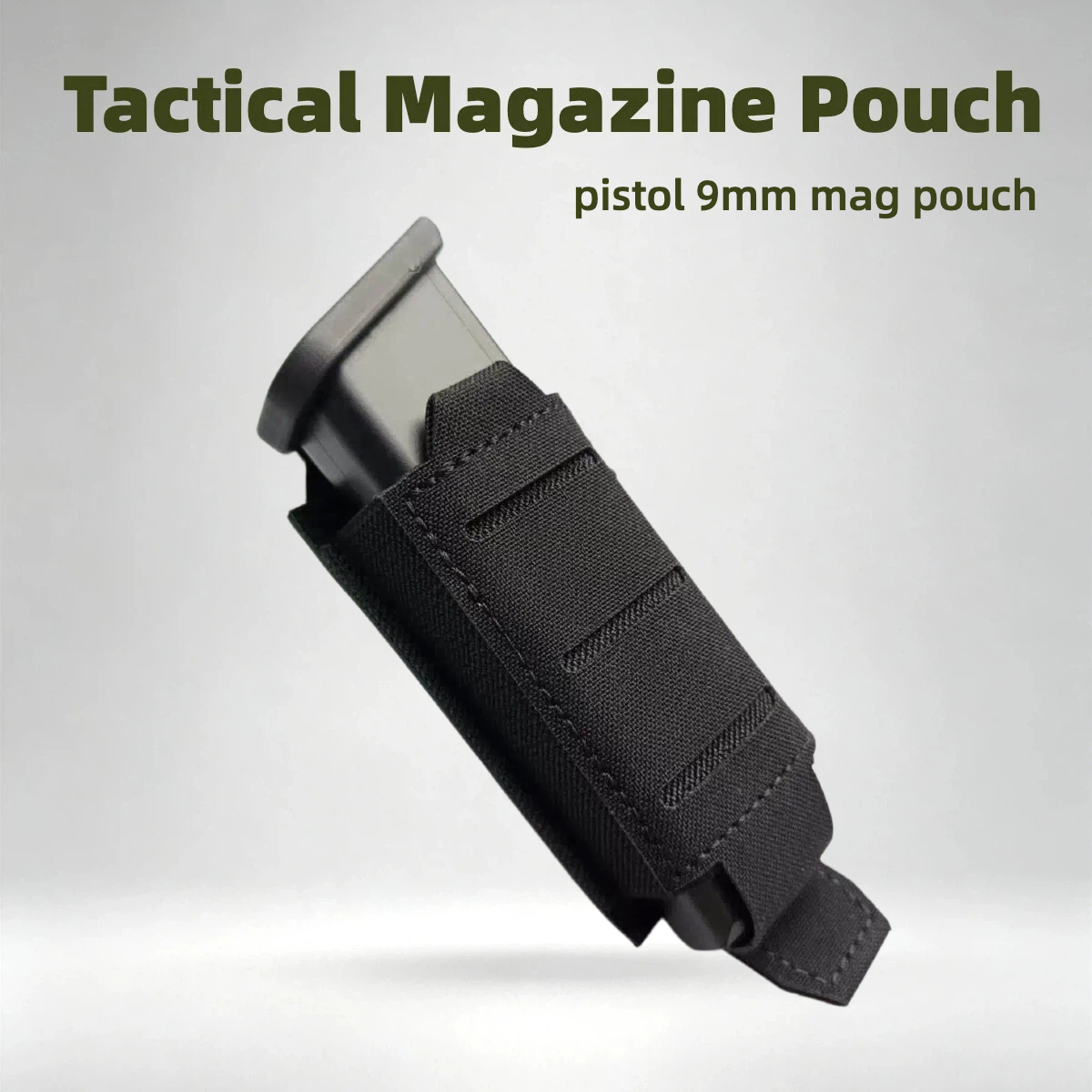 Laser Cut Single 9mm Mag Pouch - Edc Carry Holster ulasan dan harga